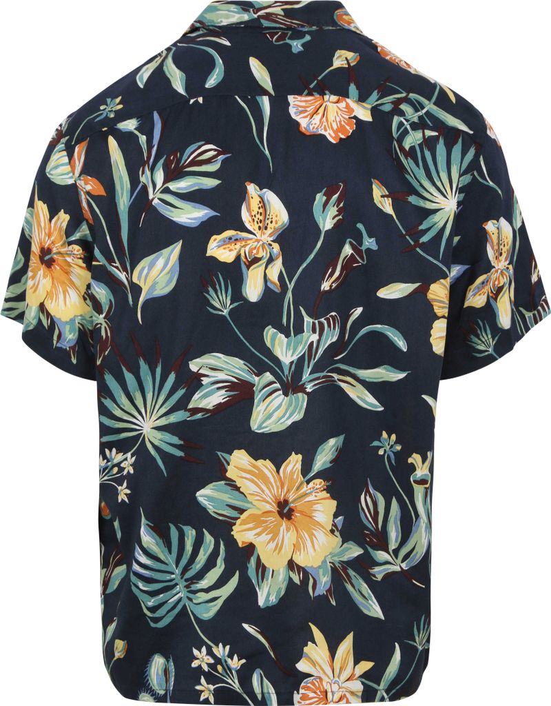 Levi's Overhemd Short Sleeve Navy Sunset Flora