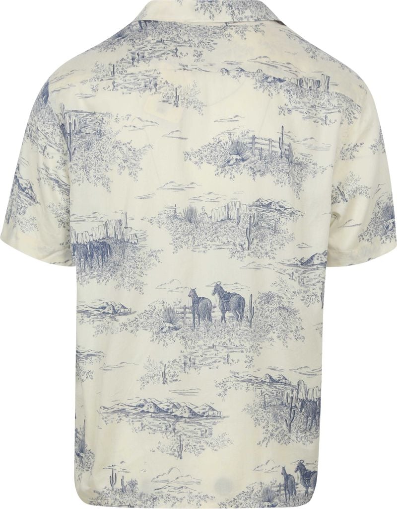 Levi's Overhemd Short Sleeve Off-white Sunset Vintage