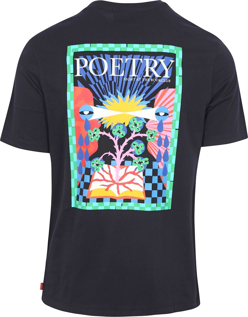 Scotch and Soda Scotch & Soda T-Shirt Artwork Zwart