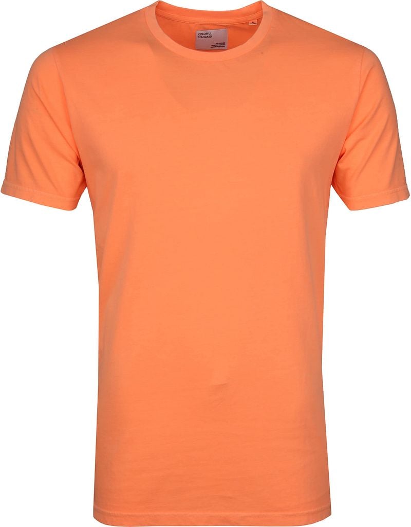 Colorful Standard T-shirt Neon Orange - Größe M günstig online kaufen