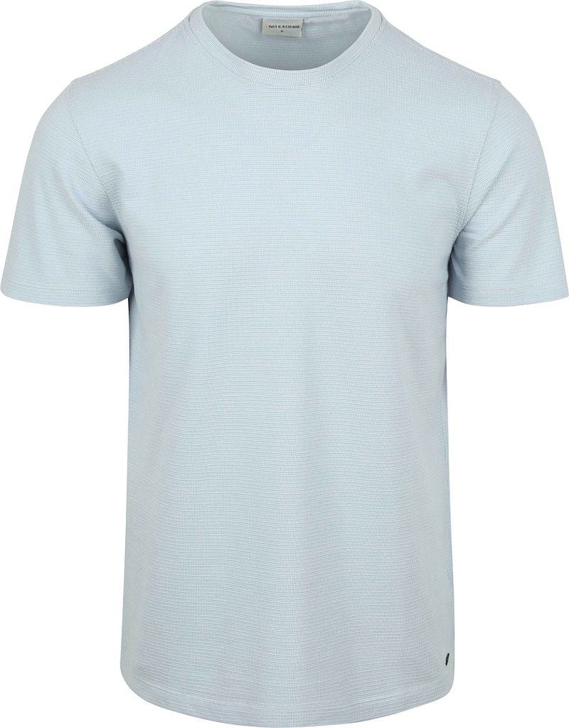 No Excess Structure T-Shirt Hellblau - Größe M günstig online kaufen