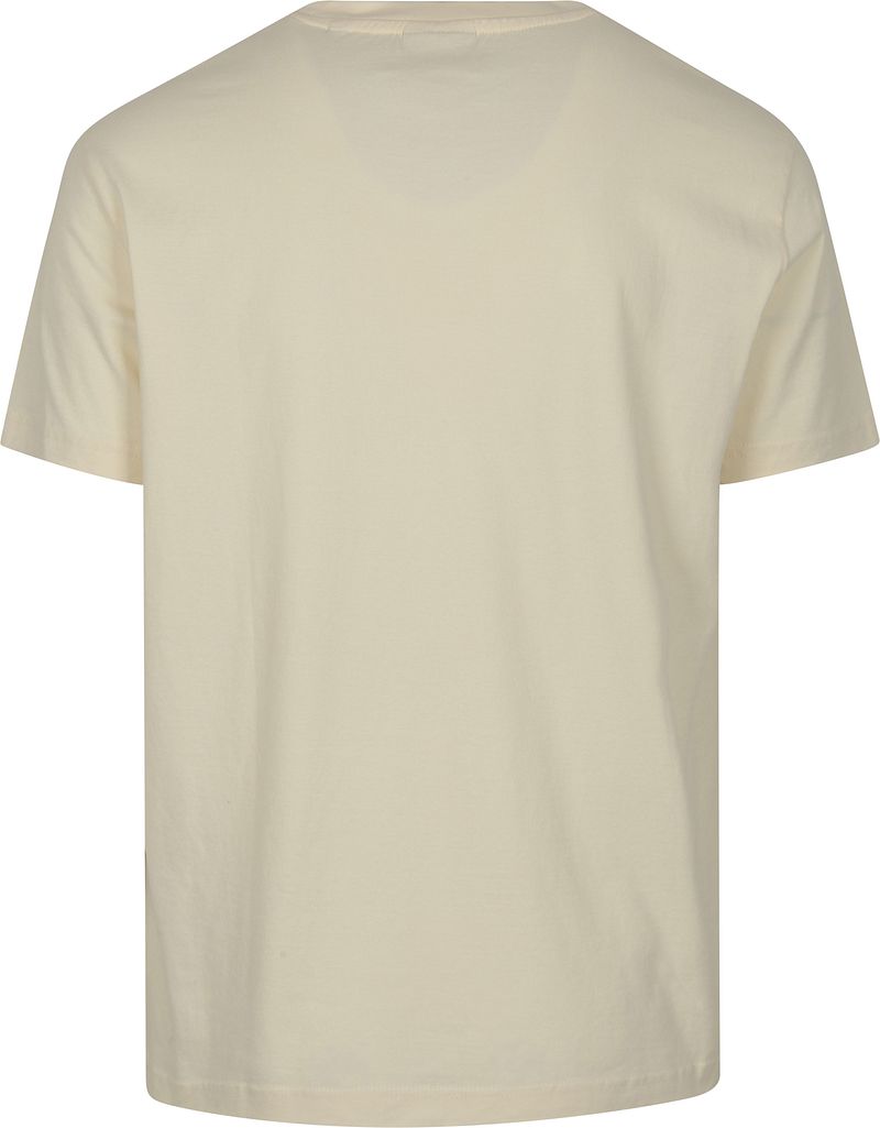 Gant T-shirt Graphic Logo Ecru