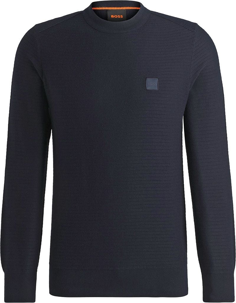 Hugo Boss Mannen Gebreide Kleding Collectie voor Herfst Winter Black Heren