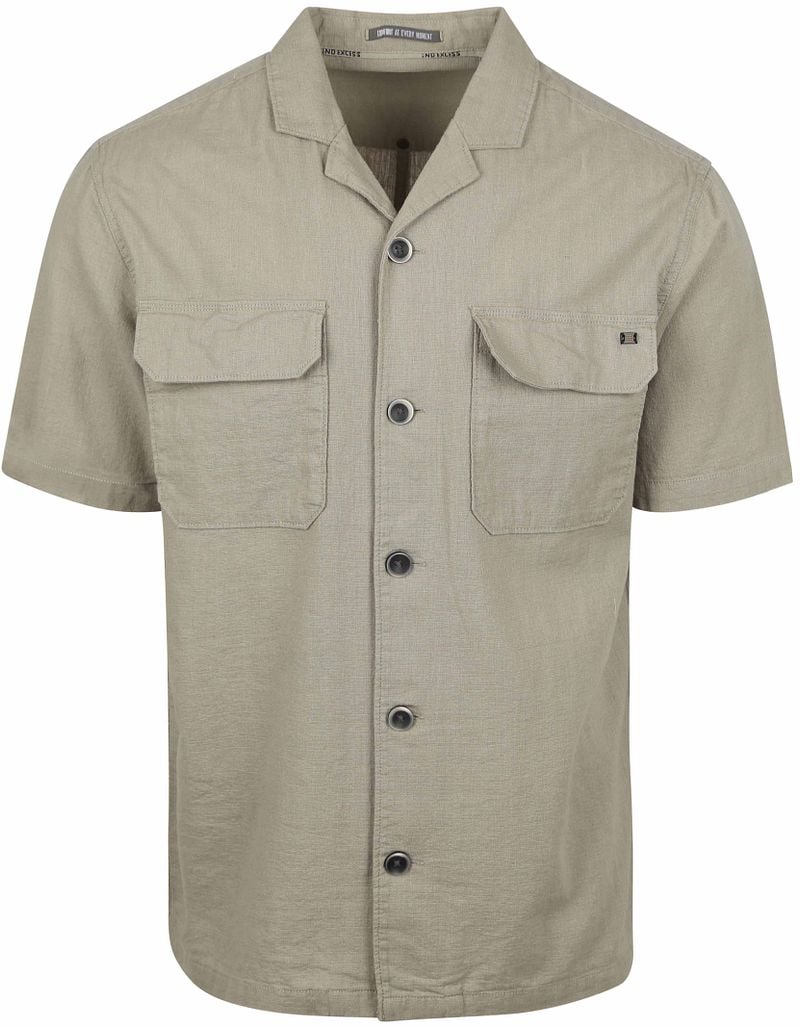 No Excess Short Sleeve Hemd Grün - Größe M günstig online kaufen