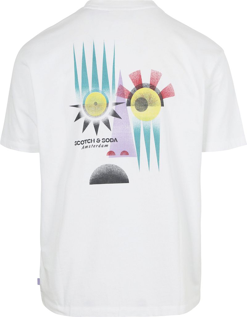 Scotch and Soda Scotch & Soda T-Shirt Artwork Wit