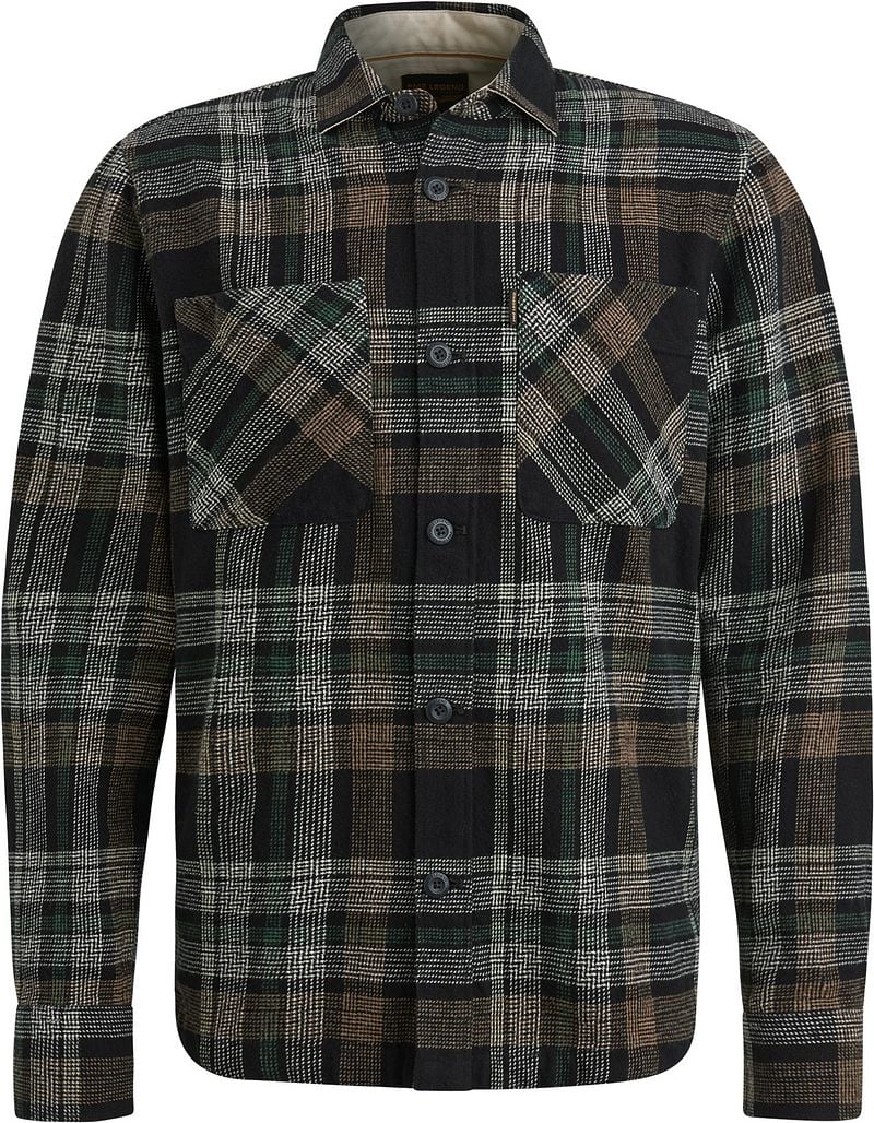 PME LEGEND Heren Overhemden Long Sleeve Shirt Ctn Big Check Wit