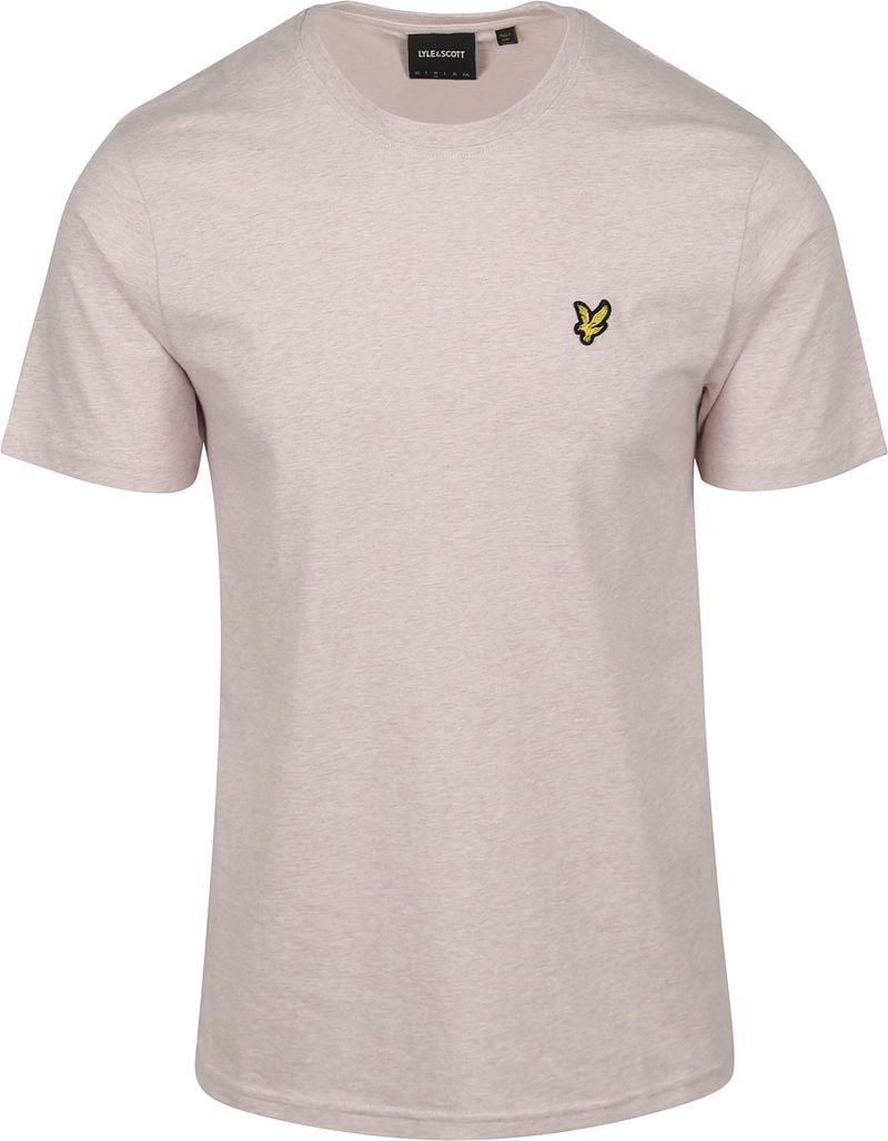 Lyle und Scott T-Shirt Heather Hellrosa - Größe S günstig online kaufen