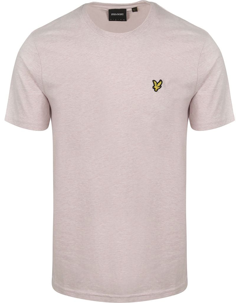 Lyle und Scott T-Shirt Heather Hellrosa - Größe S günstig online kaufen