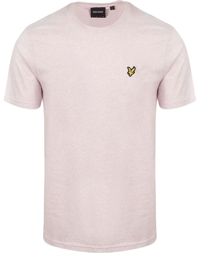 Lyle und Scott T-Shirt Heather Hellrosa - Größe S günstig online kaufen