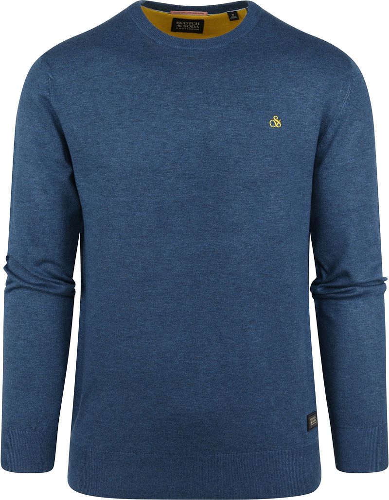 Scotch and Soda Pull Marine  Bleu Bleu foncé taille S