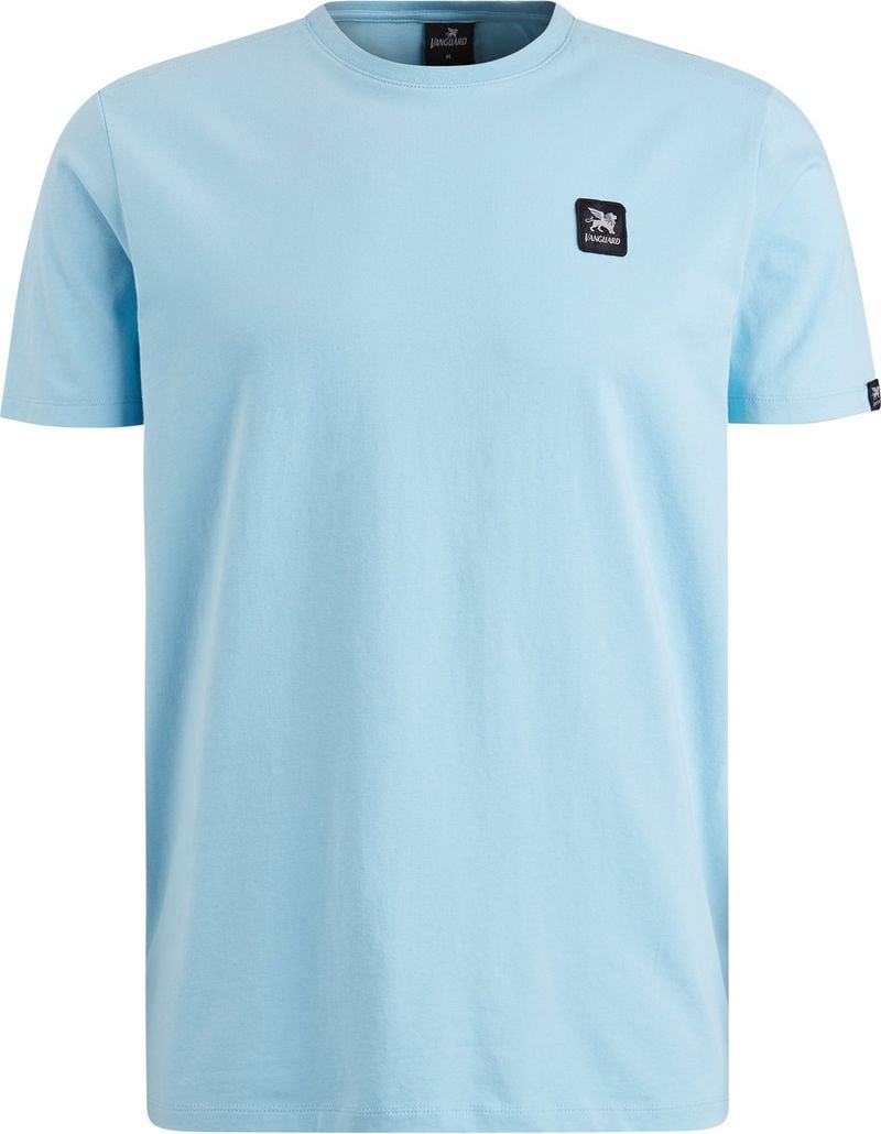 Vanguard Crewneck Jersey T-shirt voor Mannen Blue Heren