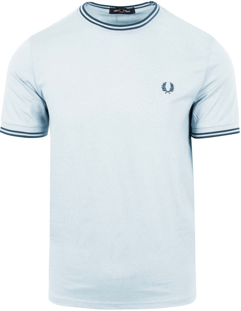 Fred Perry T-Shirt M1588 Lichtblauw V08