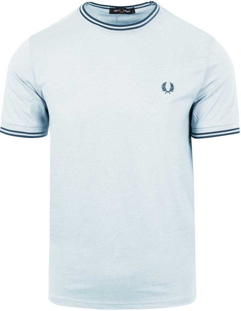 Fred Perry T-Shirt M1588 Lichtblauw V08