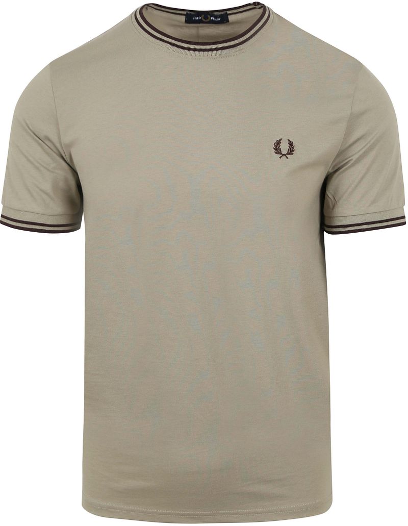 Fred Perry T-Shirt M1588 Greige U84 - Größe S günstig online kaufen