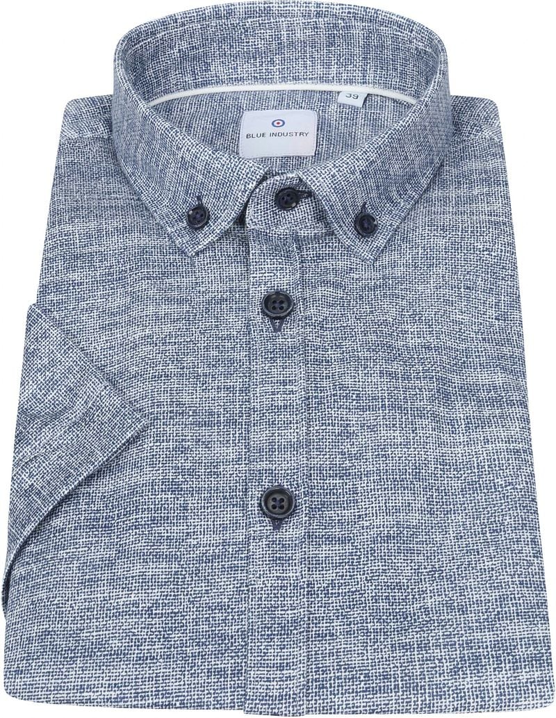 Blue Industry KA Hemd Jersey Melange Blau - Größe 41 günstig online kaufen