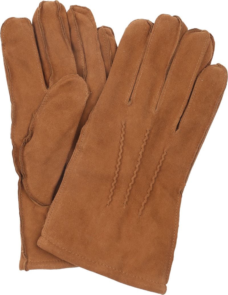 Suitable Suede Handschuh Cognac - Größe M günstig online kaufen