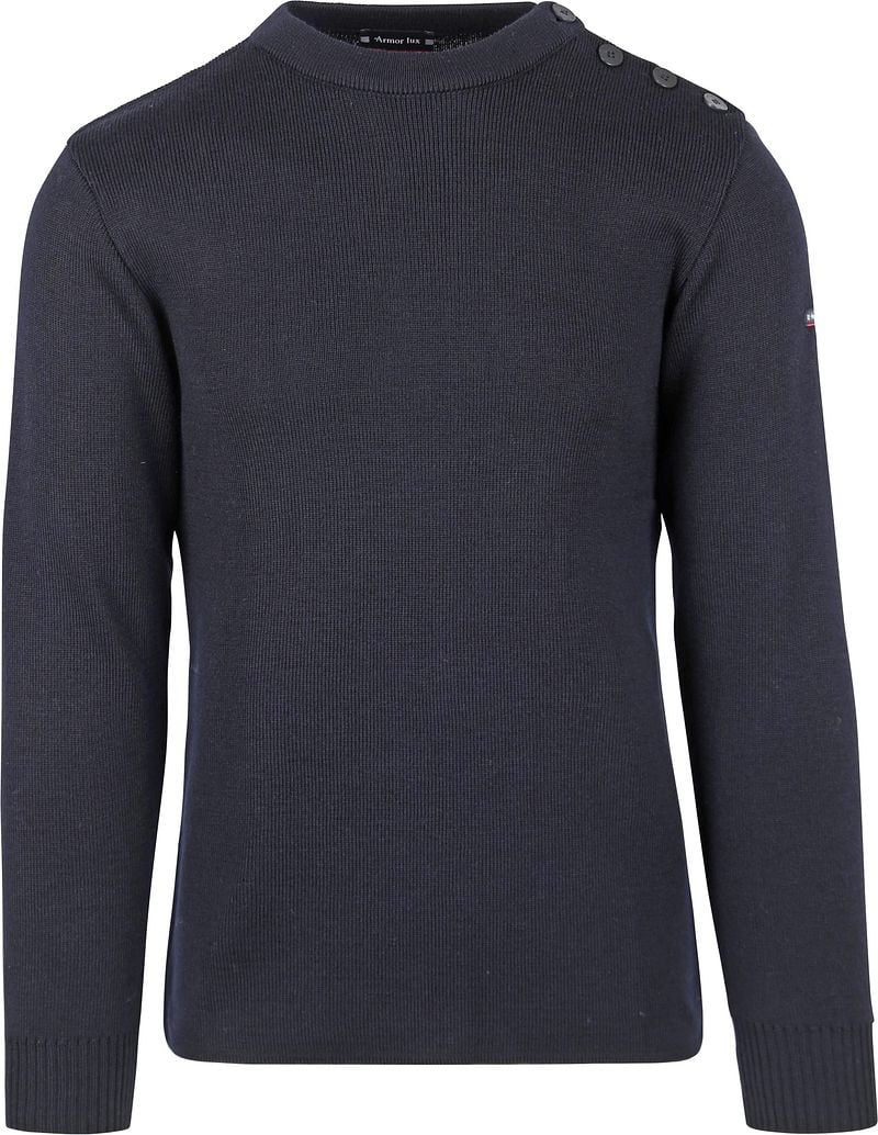 Armor-Lux Paimpol Pullover Wolle Navy - Größe L günstig online kaufen