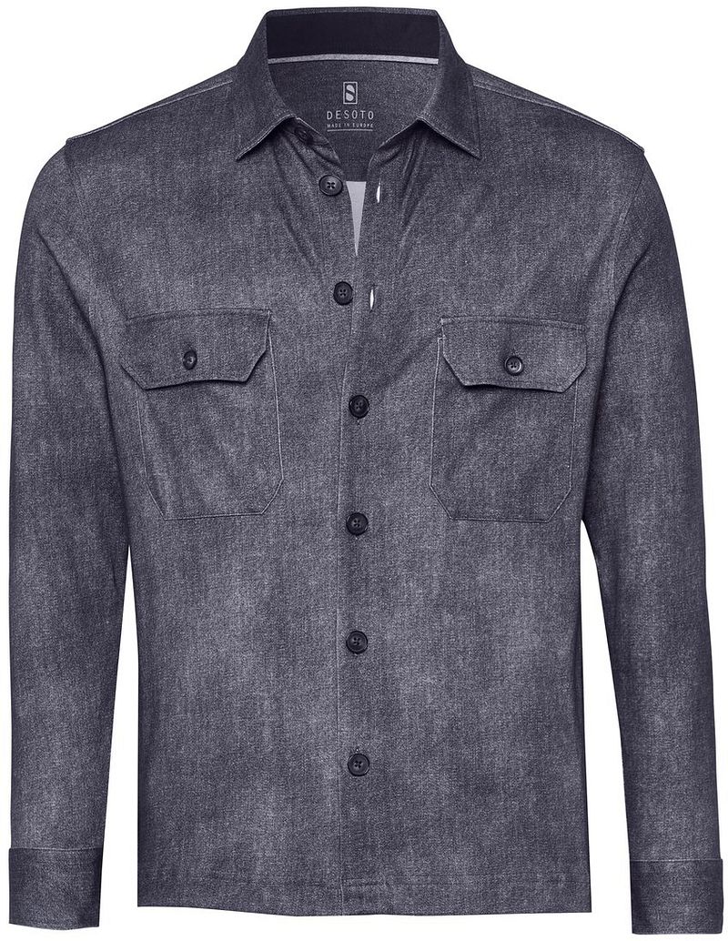DESOTO Hemdjacke Denim Spark Navy - Größe L günstig online kaufen