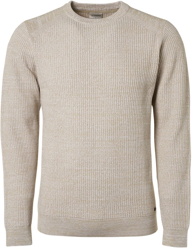 No Excess Pullover Knitted Beige - Größe XXL günstig online kaufen