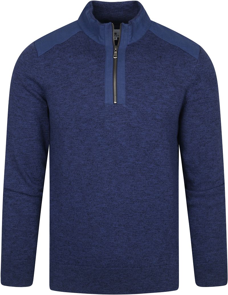 State Of Art Cardigan Demi-Zip Foncé Bleu foncé Bleu taille M