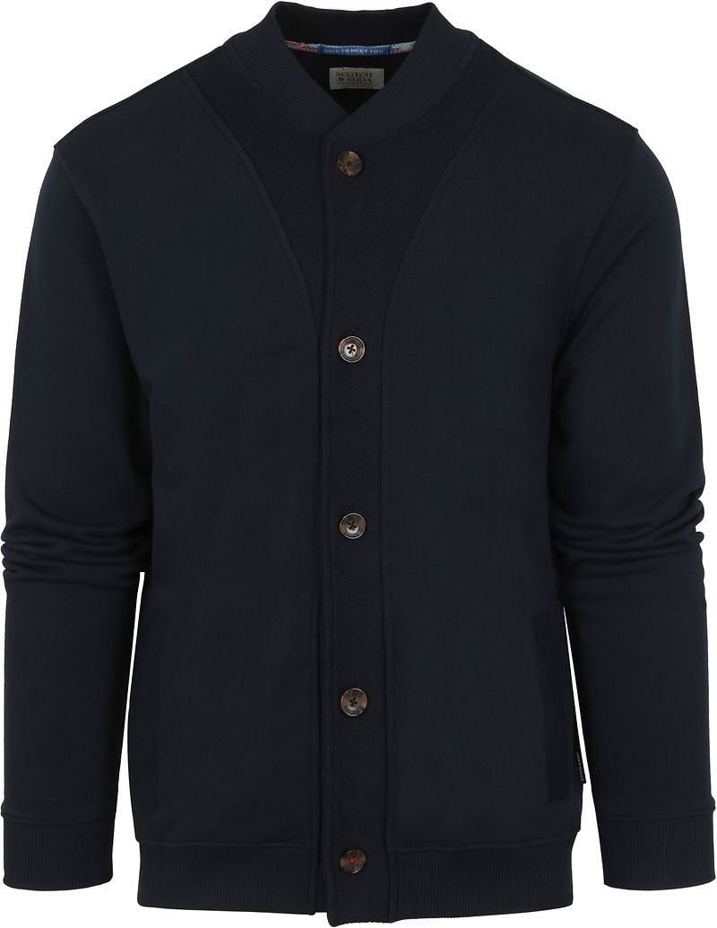 Scotch and Soda Cardigan foncé Bleu Bleu foncé taille L