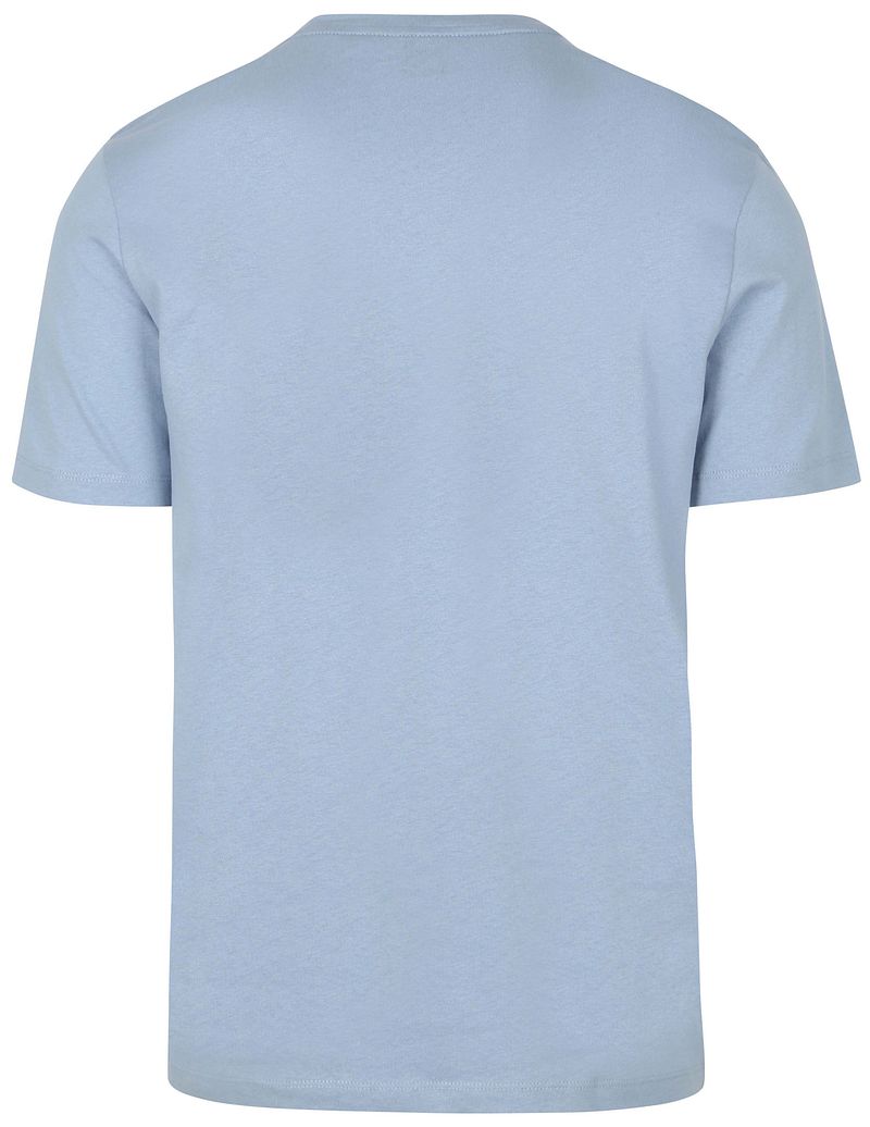 Boss T-shirt Tales Open Blauw