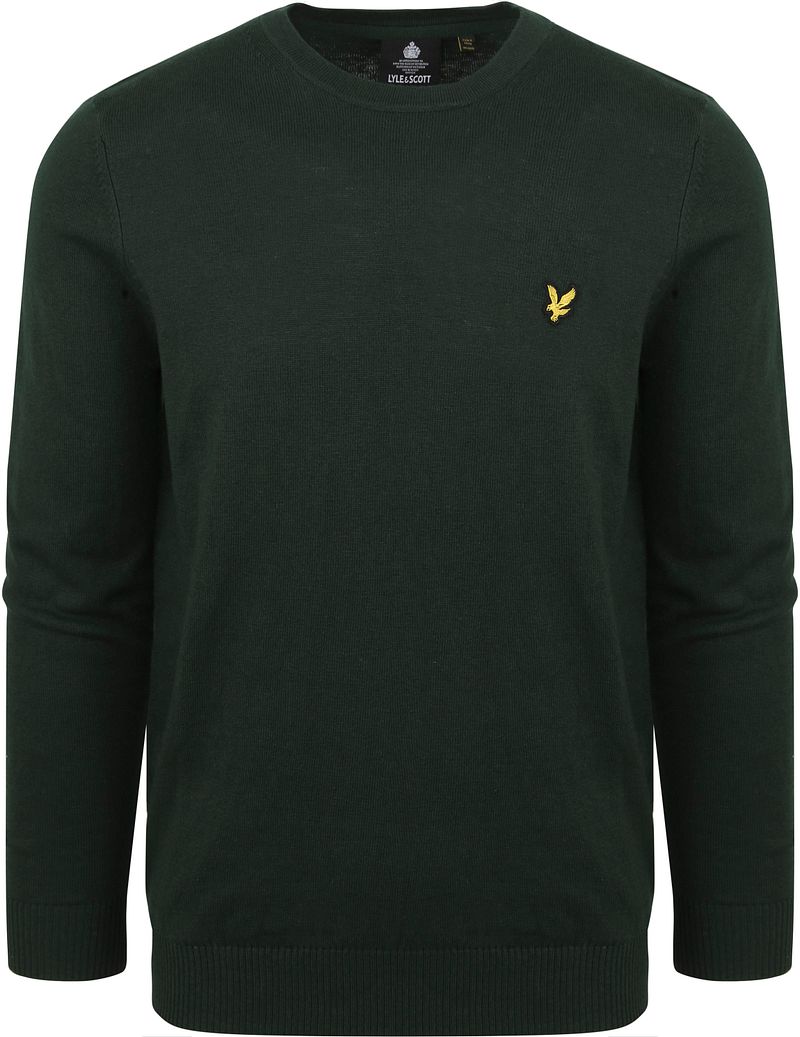 Lyle & Scott Dark Green Pullover - Größe L günstig online kaufen