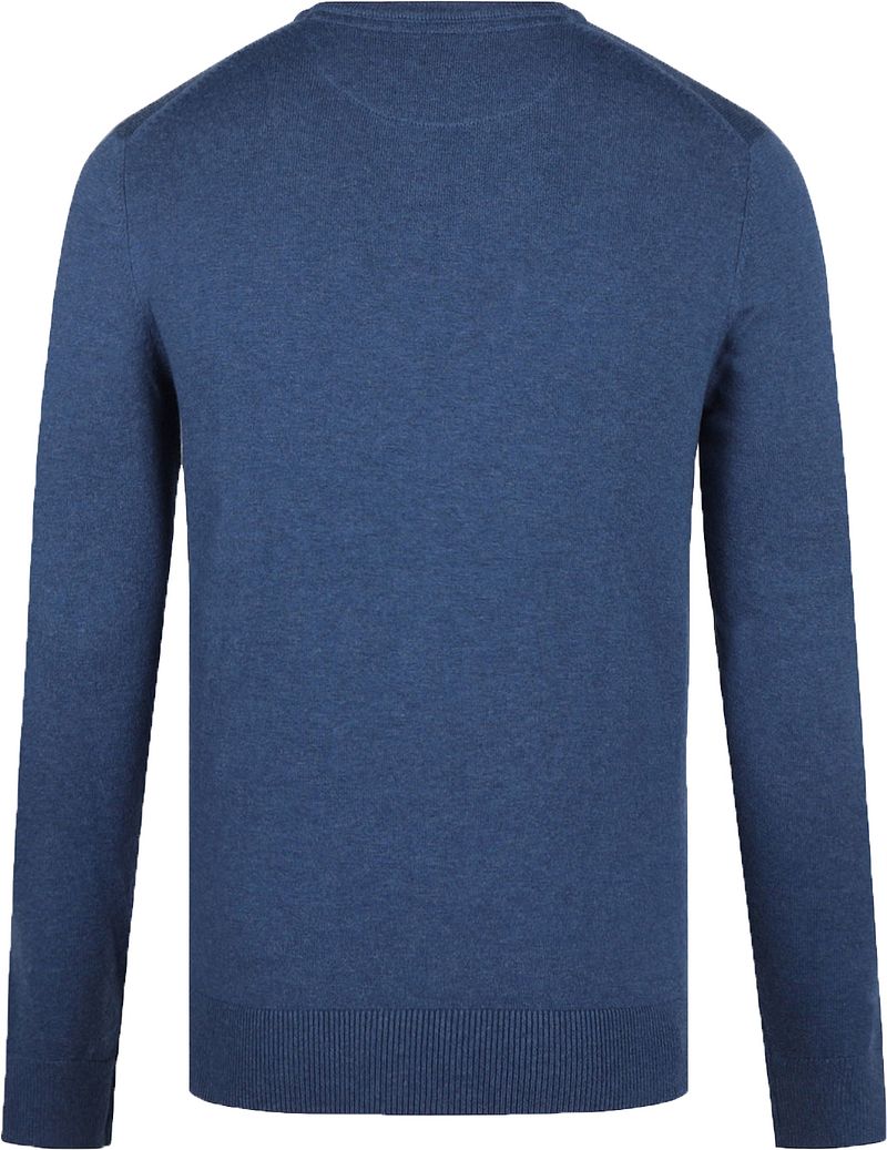 McGregor Trui Wolmix Mid Blauw