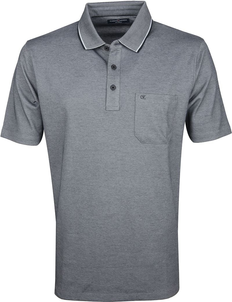 Casa Moda Polo Foncé Anthracite Gris taille M