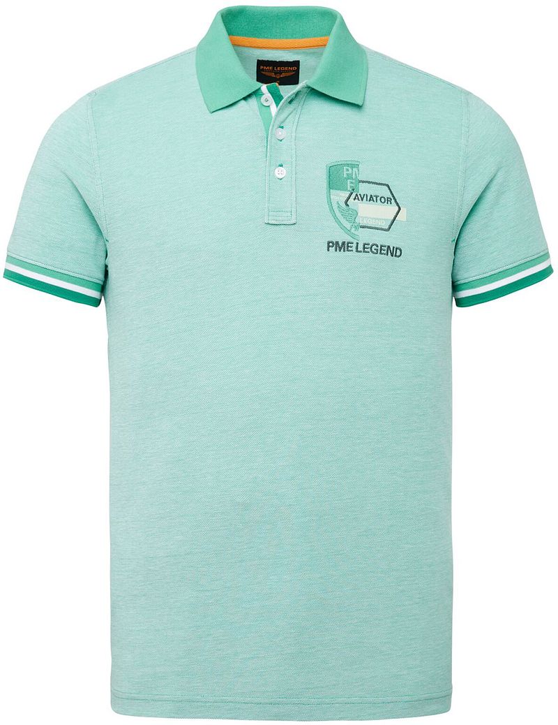 PME Legend Two Tone Pique Polo Vert taille M