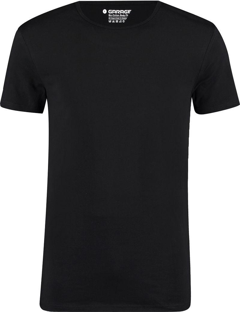 Garage 2-Pack Basic T-shirt Bio Schwarz - Größe S günstig online kaufen