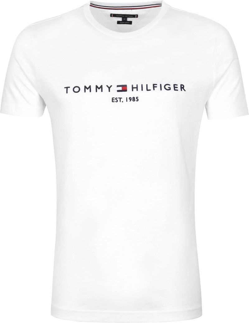 Tommy Hilfiger Logo T-shirt Wit