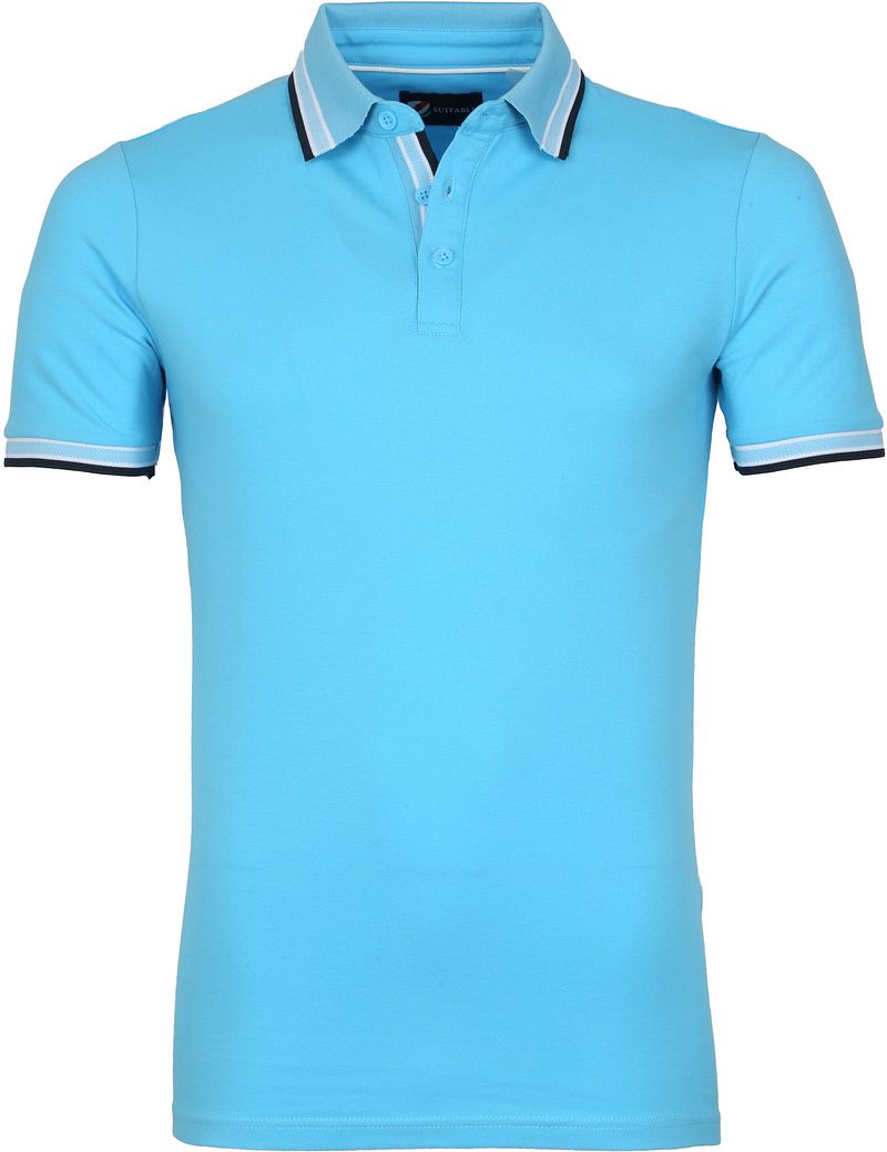 Suitable Polo Brick Agua Bleu taille M