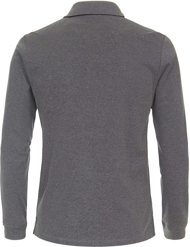 Casa Moda Polo Long Sleeves Grijs