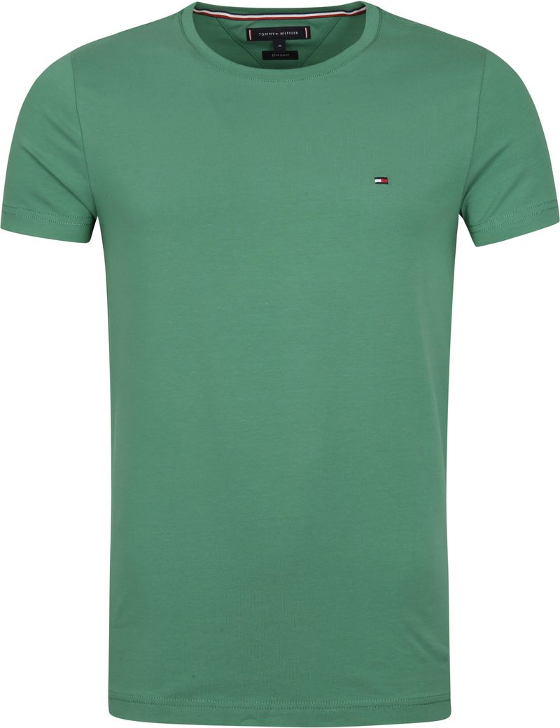 Tommy Hilfiger T-shirt Stretch Groen