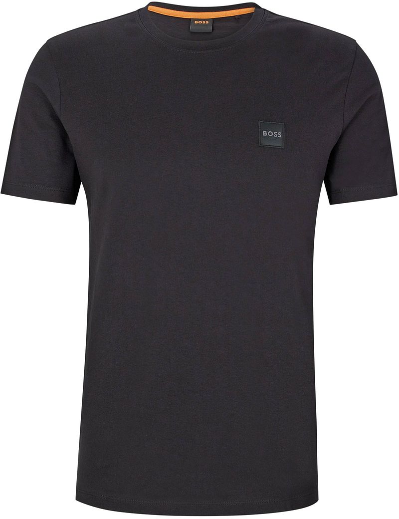 Boss Orange T-shirt Tales met boss-borduursel op de borst