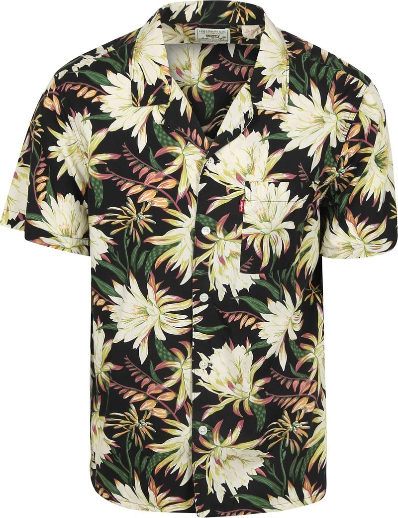 Levi's Short Sleeve Overhemd Bloom Zwart