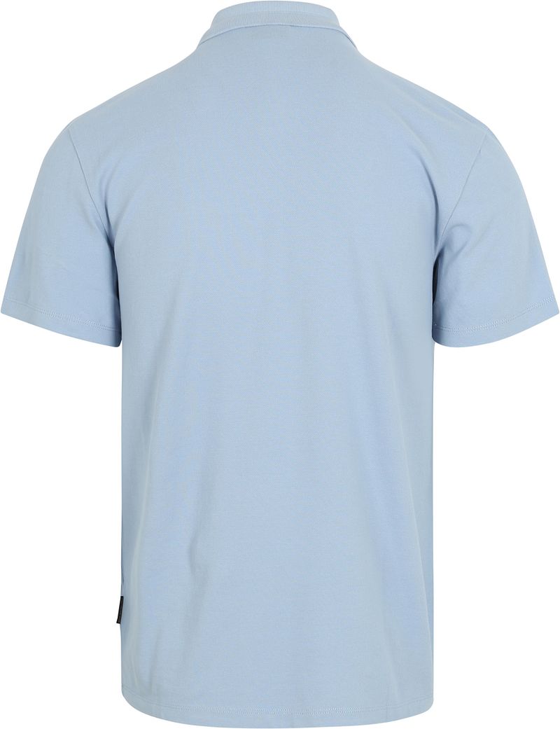 Napapijri Ealis Polo Chambray Blauw