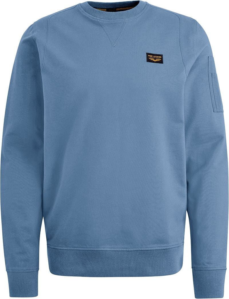 PME LEGEND Heren Truien & Vesten Crewneck Airstrip Sweat Blauw