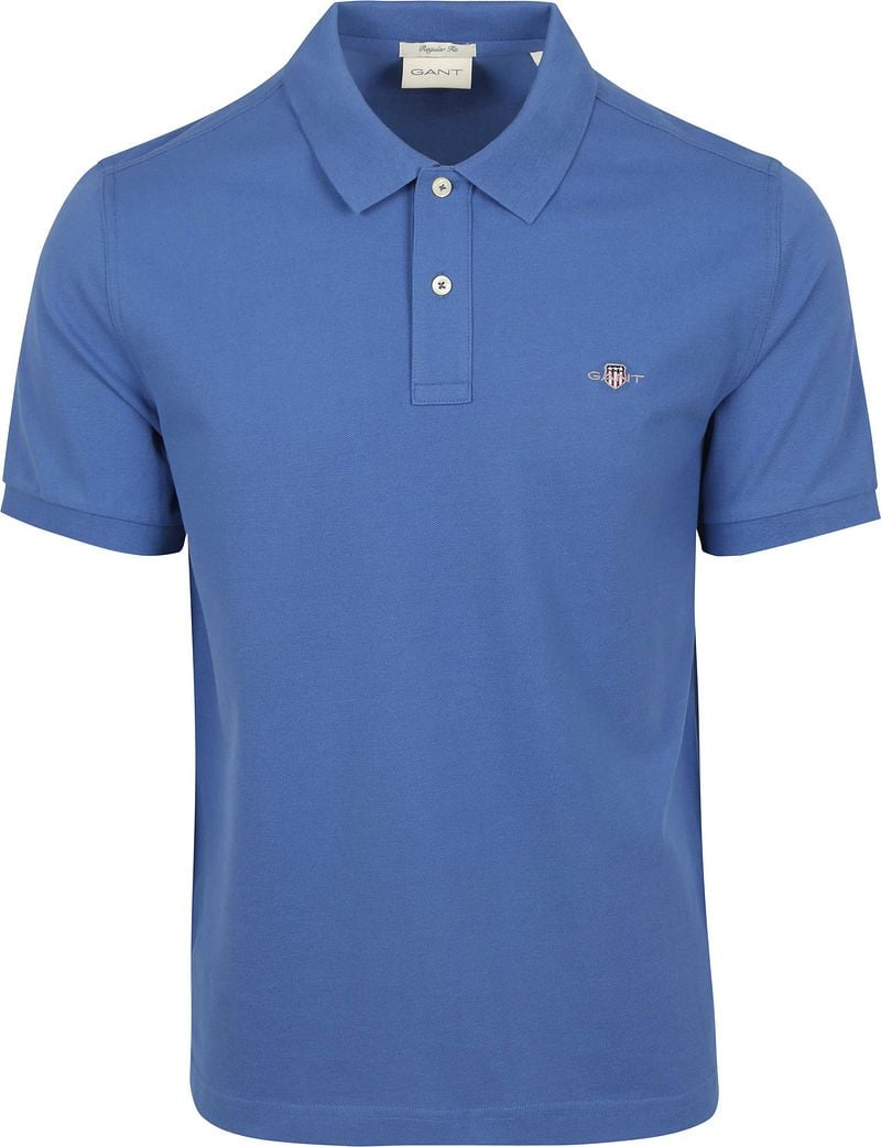 Gant Regular fit poloshirt met labelstitching model 'SHIELD'