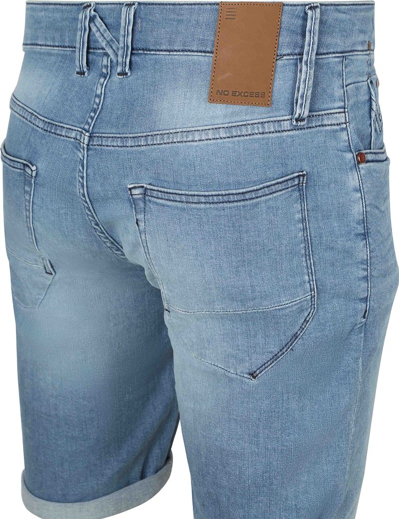 No Excess Short Denim Stretch Bleach