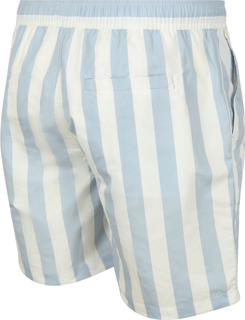 Scotch and Soda Scotch & Soda Zwembroek Strepen Licht Blauw