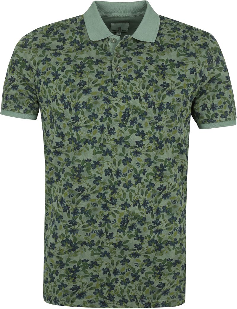 State Of Art Polo Piqué Foncé Imprimé Vert Vert foncé taille M