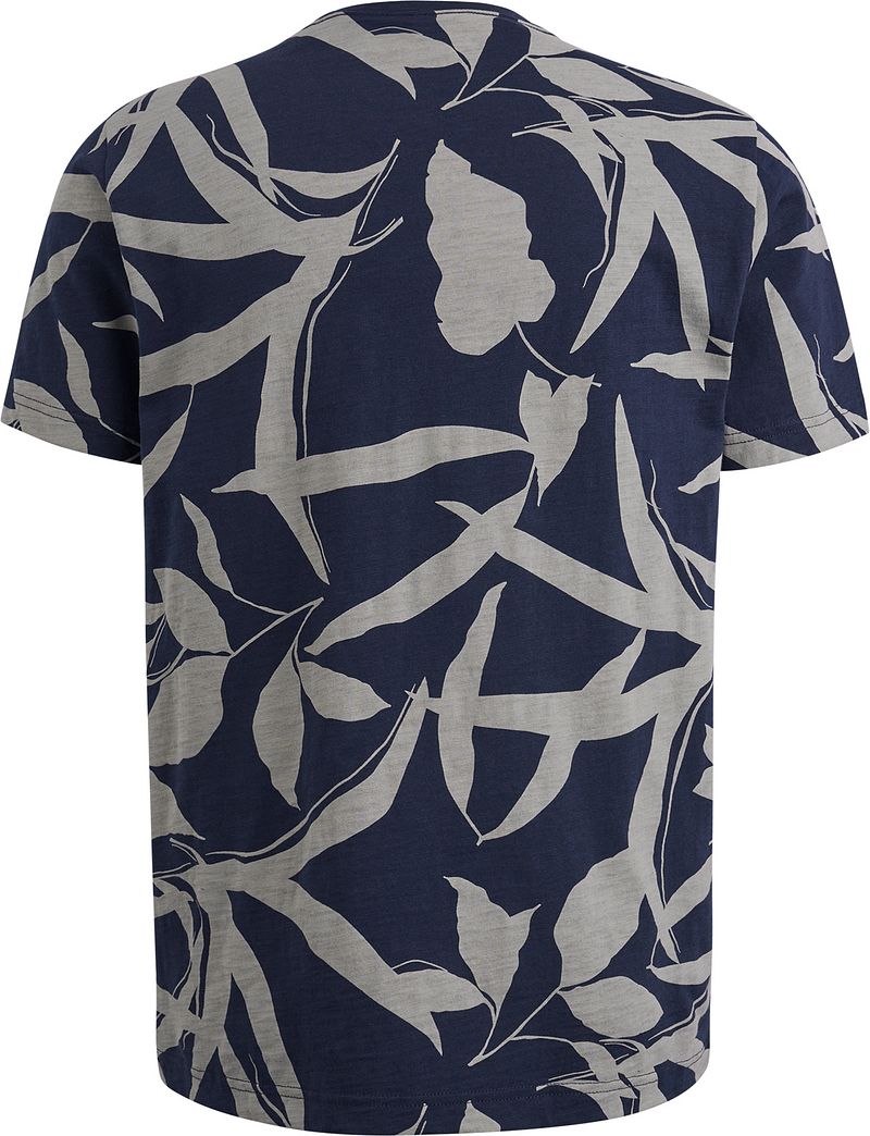 PME Legend Jersey Slub T-Shirt Print Navy