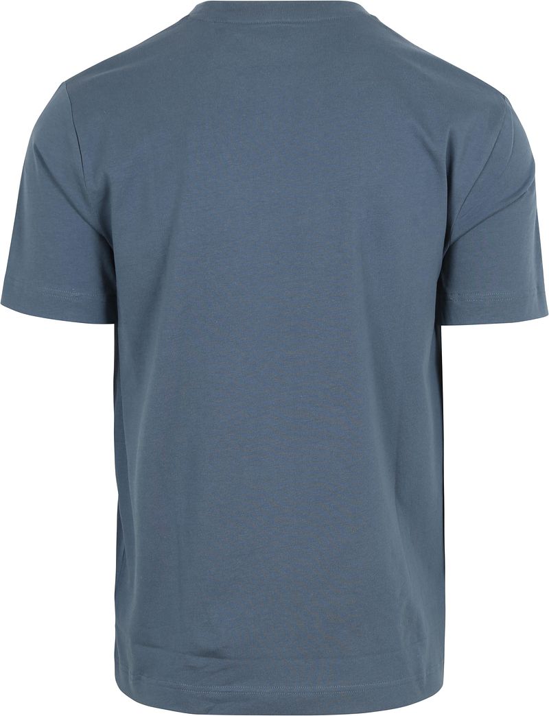 Marc O'Polo T-Shirt Logo Blauw