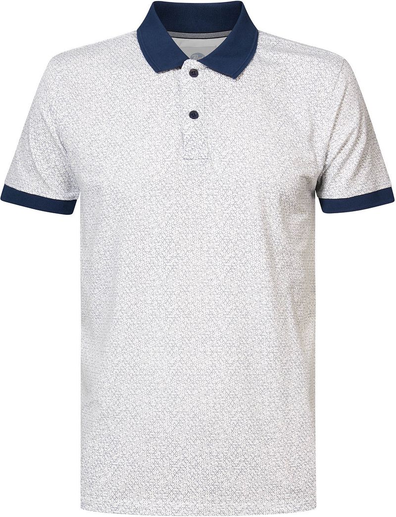 Petrol Polo Imprimé  Bleu taille M