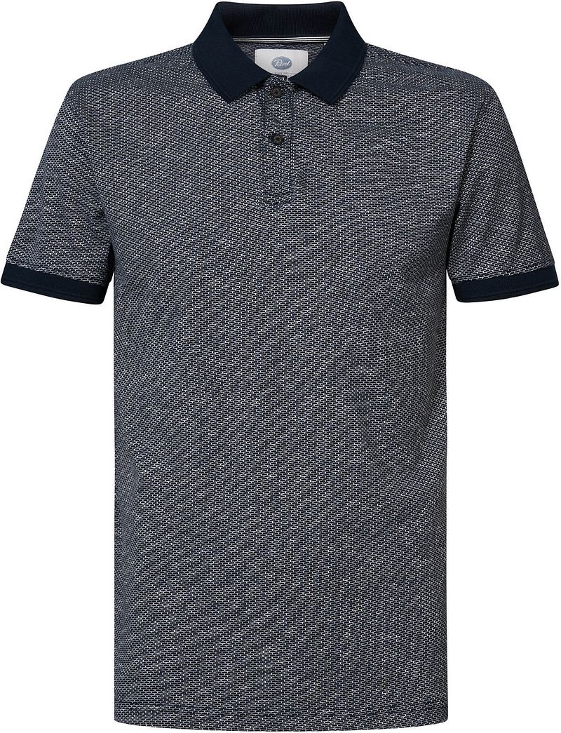 Petrol Polo Foncé Mélange   Bleu foncé Bleu taille M