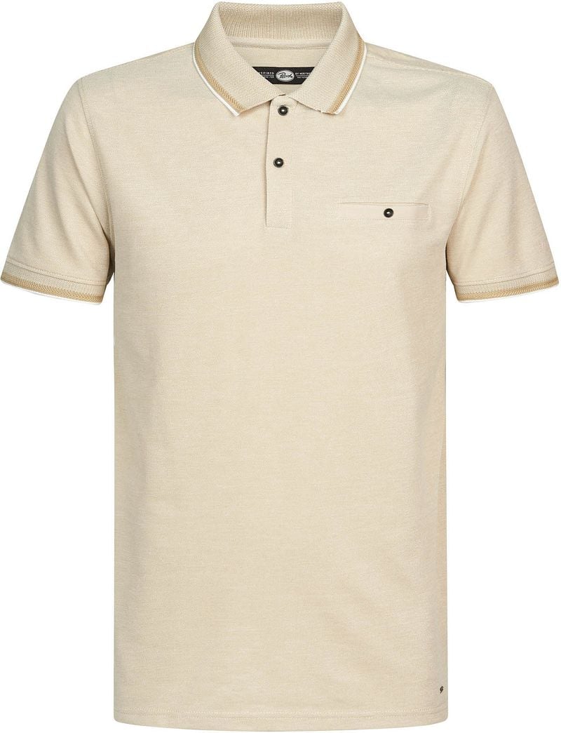 Petrol Polo Shirt Beige - Größe XL günstig online kaufen