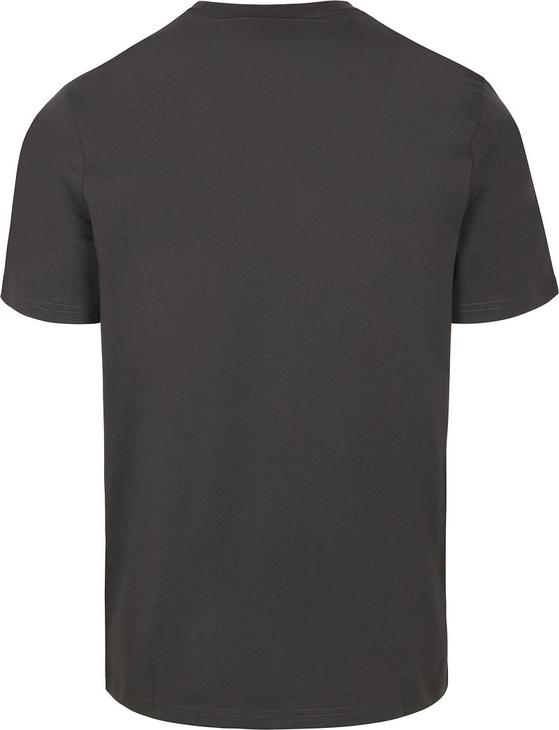 Lyle and Scott T-shirt Plain Antraciet