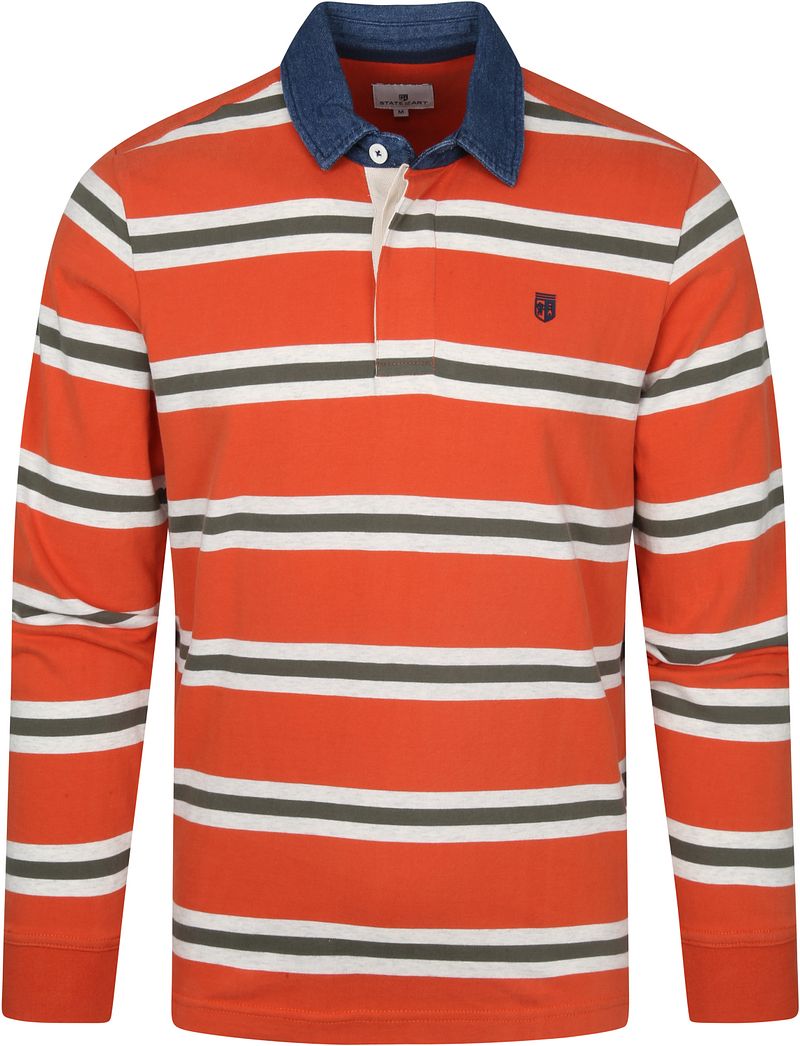 State of Art Polo manches longues Rouge taille S